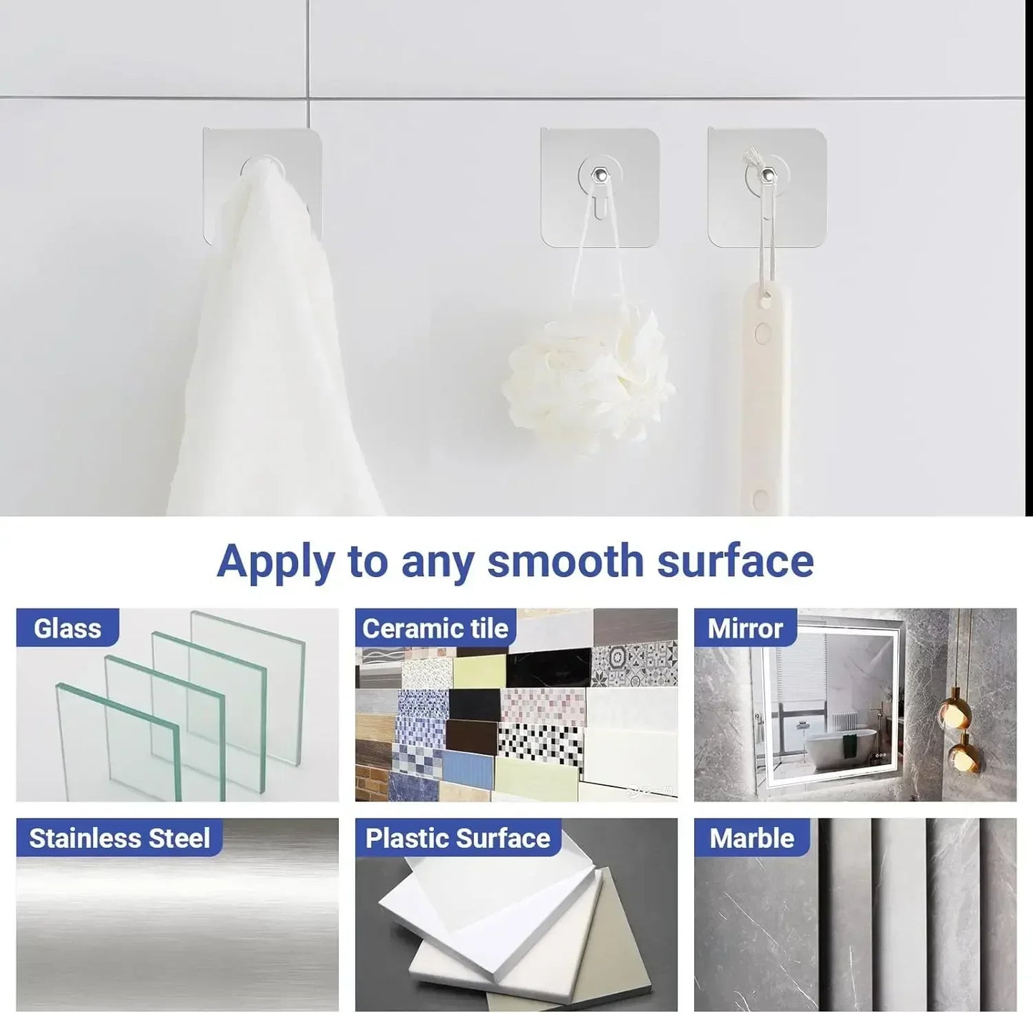 Adhesive Wall Hooks